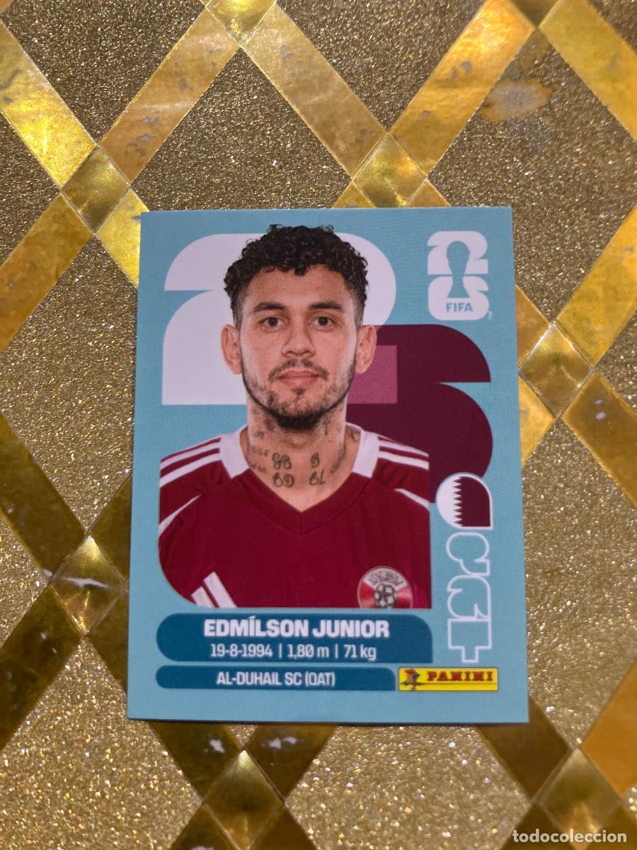 Cromos de F&uacute;tbol: CROMO DE F&Uacute;TBOL QAT 17 EDMILSON JUNIOR CATAR MUNDIAL 2026 MEXICO-EEUU-CANADA PANINI !