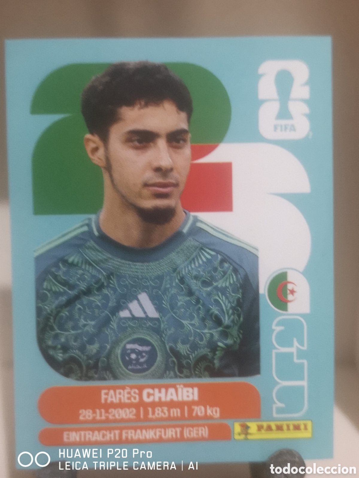 Cromos de F&uacute;tbol: FIFA WORLD CUP MUNDIAL 2026 CHAIBI - ALG 14