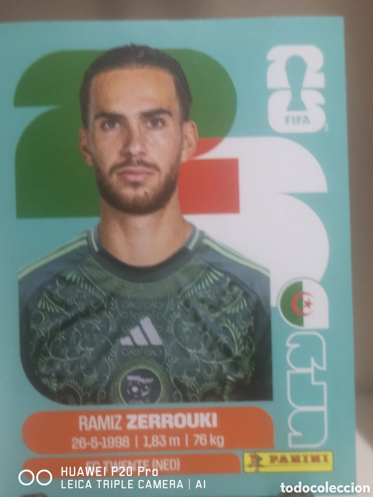 Cromos de F&uacute;tbol: FIFA WORLD CUP MUNDIAL 2026 ZERROUKI - ALG 11
