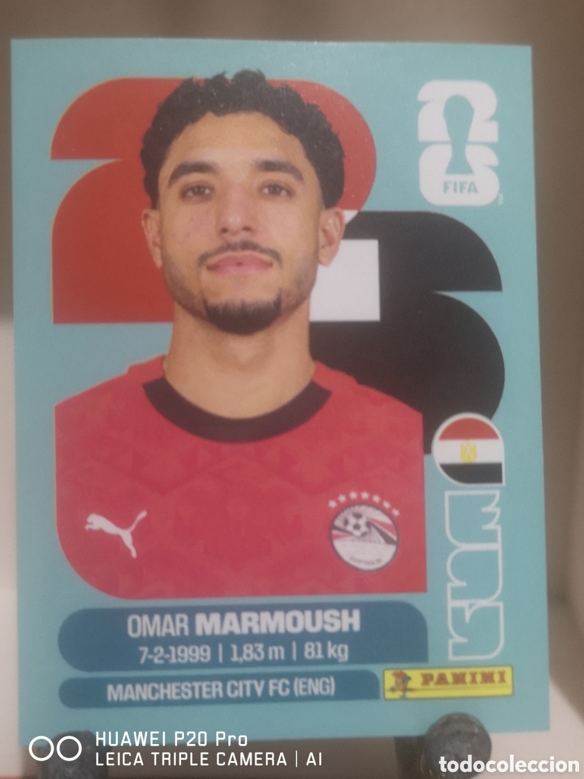 Cromos de F&uacute;tbol: FIFA WORLD CUP MUNDIAL 2026 MARMOUSH - EGY 20