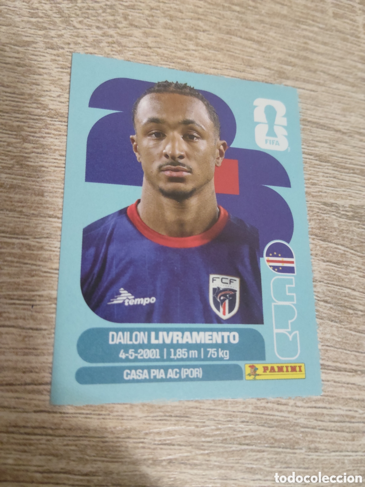 Cromos de F&uacute;tbol: Panini mundial 2026 CPV 18 Dailon Livramento Cabo Verde