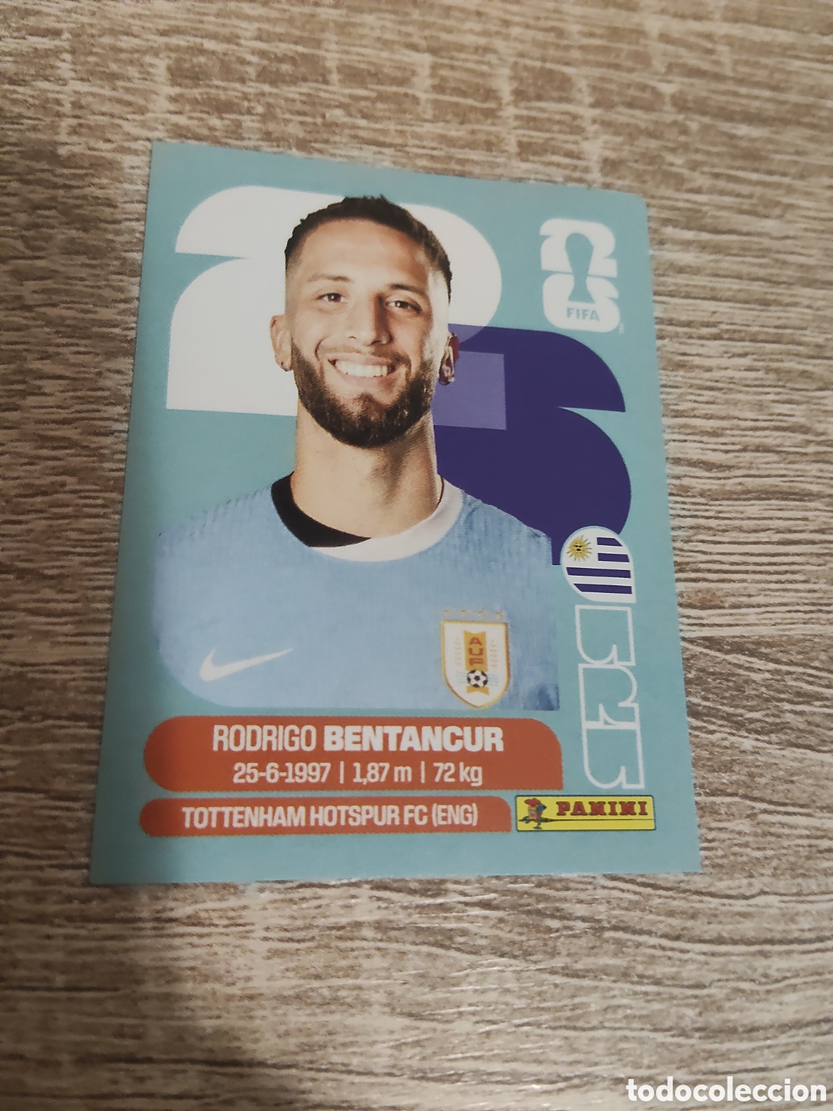 Cromos de F&uacute;tbol: Panini mundial 2026 URU 12 Rodrigo Betancur Uruguay