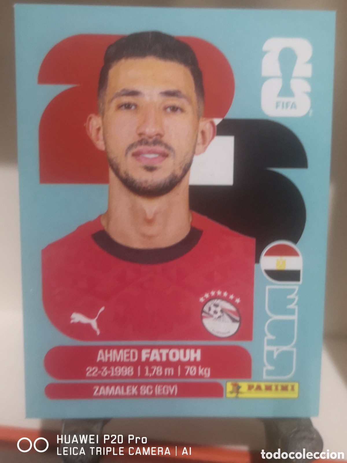 Cromos de F&uacute;tbol: FIFA WORLD CUP MUNDIAL 2026 FATOUH - EGY 9