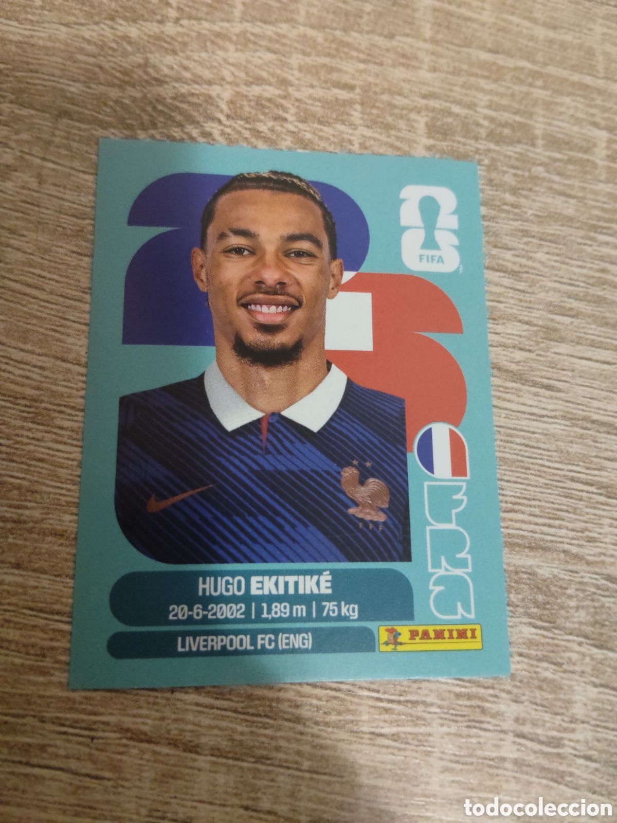 Cromos de F&uacute;tbol: Panini mundial 2026 FRA 19 Hugo Ekitike Francia