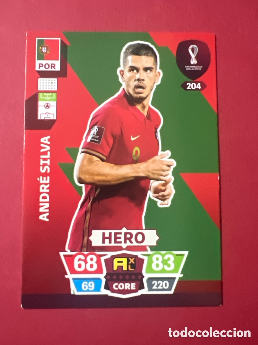 Cromos de F&uacute;tbol: C.5209. Adrenalyn XL World Cup Qatar Mundial 2022 Panini 204 Andr&eacute; Silva (Portugal) Hero