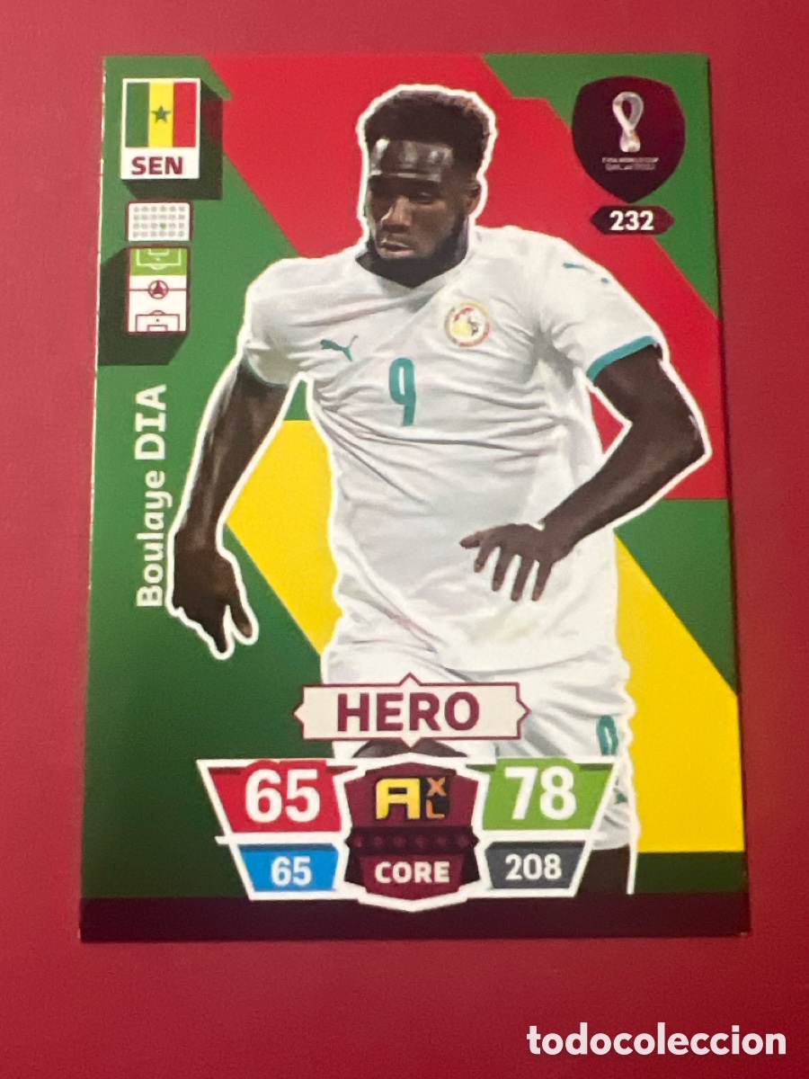 Cromos de F&uacute;tbol: C5235. 232 DIA SENEGAL HERO ADRENALYN XL MUNDIAL WORLD CUP QATAR 2022 PANINI 22
