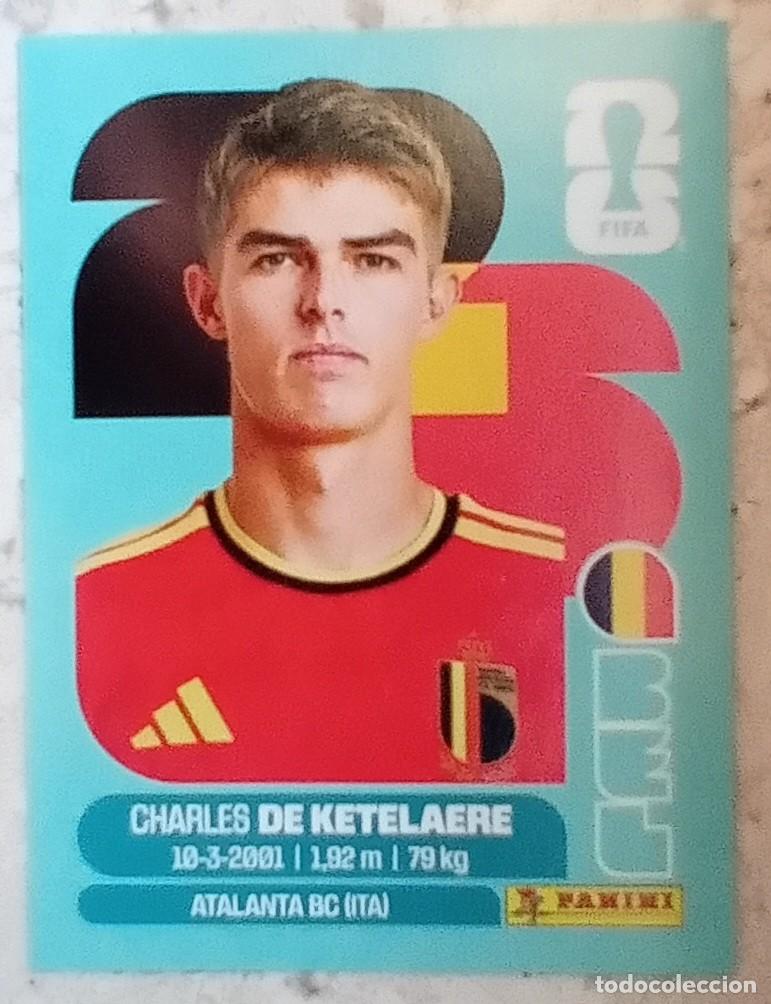Figurine di Calcio: Figurina Panini 2026 Cromo Fifa World Cup Usa Mundial 2026 Charles De Ketelaere Belgium n BEL 17