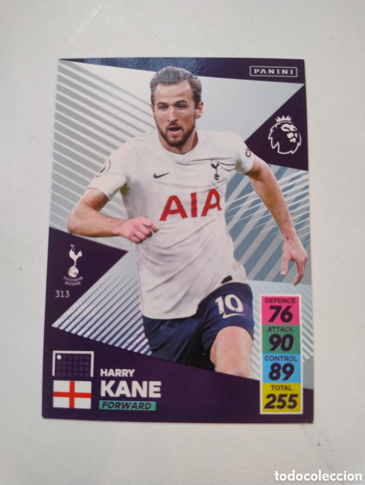 Cromos de F&uacute;tbol: 313 - Kane - Tottenham - Adrenalyn XL Premier League 2021 - 2022