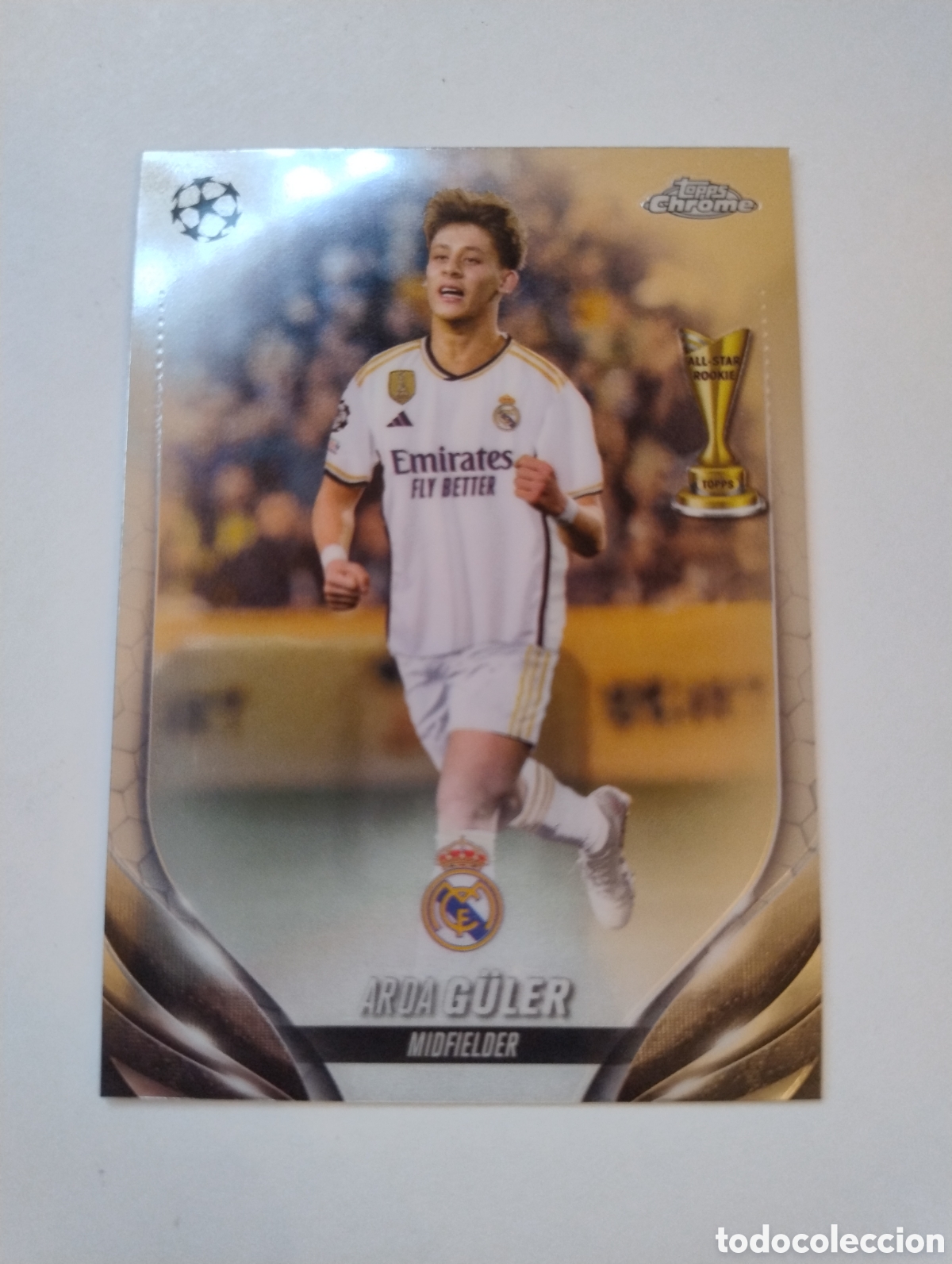 Cromos de F&uacute;tbol: 152 - Arda Guler - Real Madrid - Topps Chrome 2024 Rookie