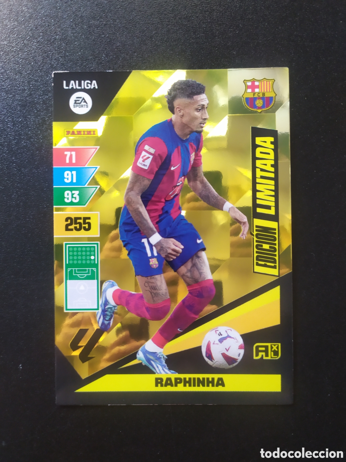 Cromos de F&uacute;tbol: Adrenalyn 2023 2024 23 24 panini Raphinha edicion limitada Barcelona