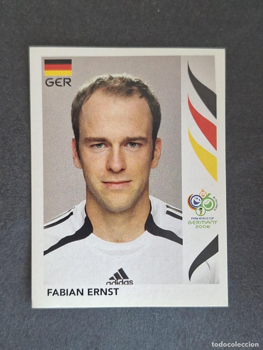 Cromos de F&uacute;tbol: L2 FABIAN ERNST SELECCION ALEMANIA 28 PANINI MUNDIAL ALEMANIA 2006 NUNCA PEGADO SIN PEGAR