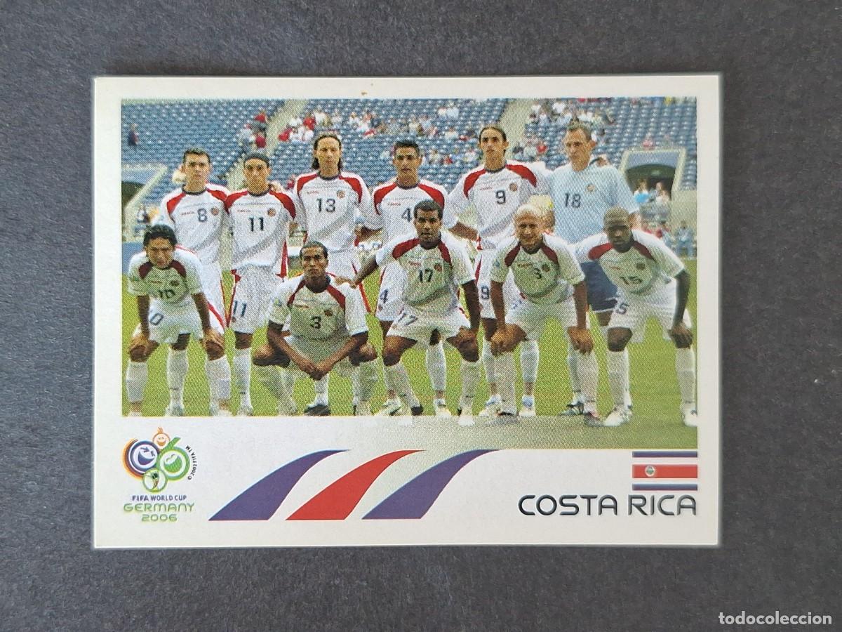 Cromos de F&uacute;tbol: L2 EQUIPO SELECCION COSTA RICA 36 PANINI MUNDIAL ALEMANIA 2006 NUNCA PEGADO SIN PEGAR