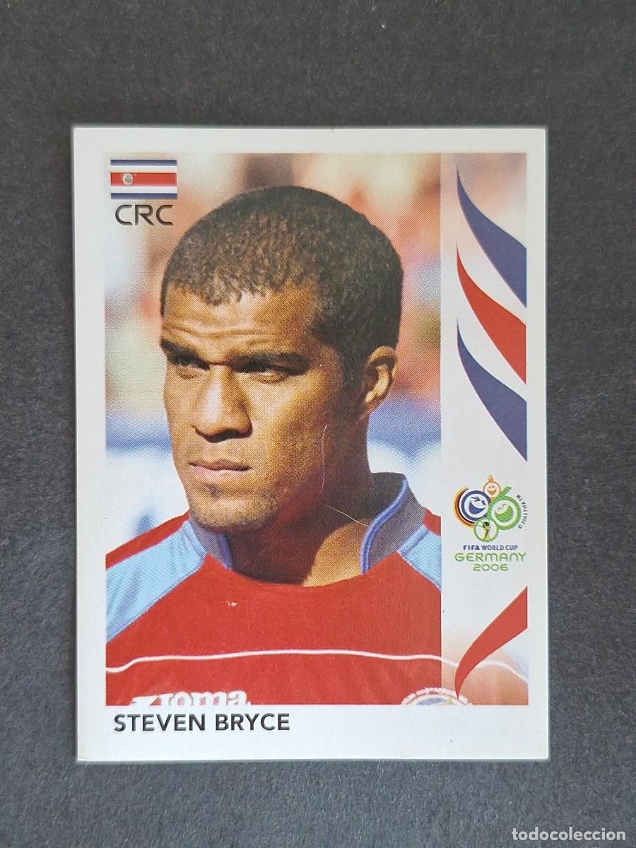 Cromos de F&uacute;tbol: L2 STEVEN BRYCE SELECCION COSTA RICA 46 PANINI MUNDIAL ALEMANIA 2006 NUNCA PEGADO SIN PEGAR