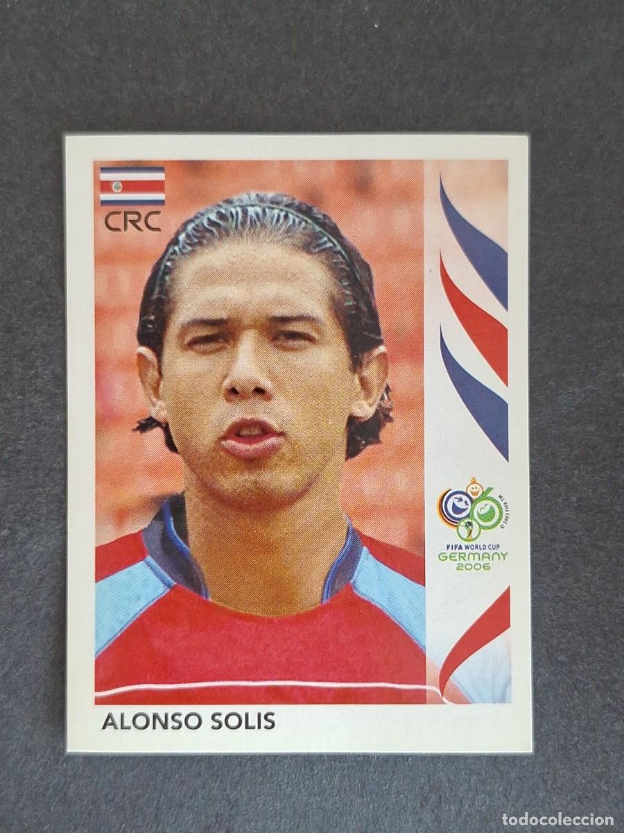 Cromos de F&uacute;tbol: L2 ALONSO SOLIS SELECCION COSTA RICA 49 PANINI MUNDIAL ALEMANIA 2006 NUNCA PEGADO SIN PEGAR