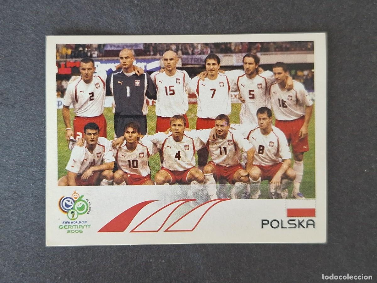 Cromos de F&uacute;tbol: L2 EQUIPO SELECCION POLONIA 55 PANINI MUNDIAL ALEMANIA 2006 NUNCA PEGADO SIN PEGAR