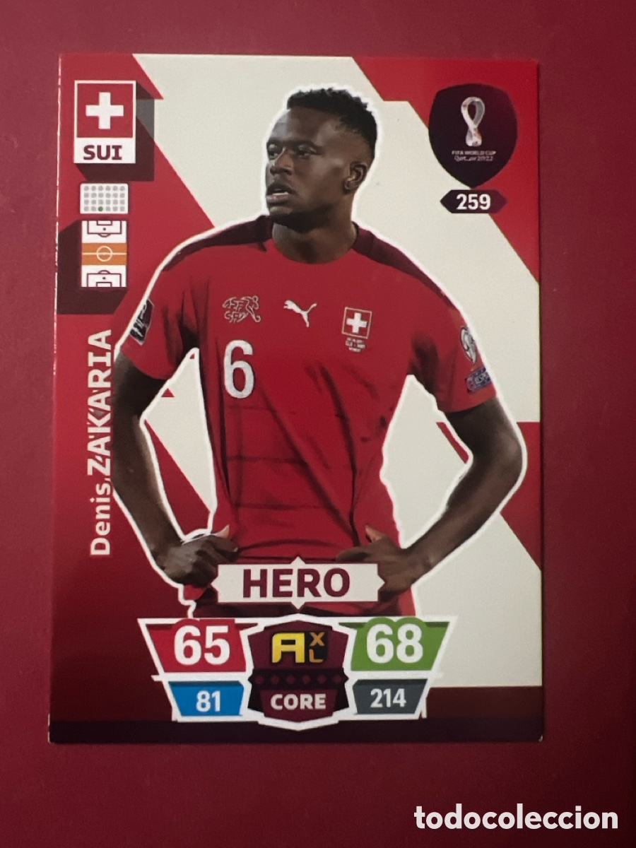 Cromos de F&uacute;tbol: C5271. 259 ZAKARIA SUIZA HERO ADRENALYN XL MUNDIAL WORLD CUP QATAR 2022 PANINI 22