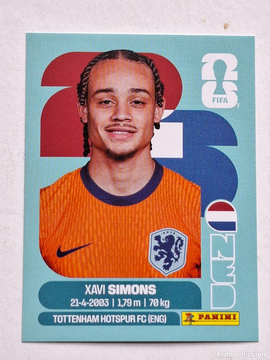 Cromos de F&uacute;tbol: #NED 15 XAVI SIMONS (Netherlands) - Panini FIFA World Cup 2026 Sticker