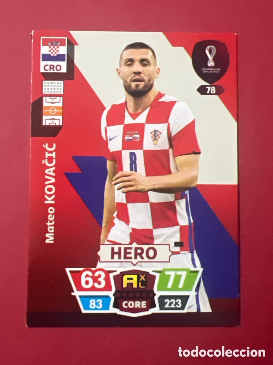 Cromos de F&uacute;tbol: C5280. ADRENALYN XL FIFA WORLD CUP QATAR 22 23 2022 2023 Mundial -&nbsp; 78 Kovacic