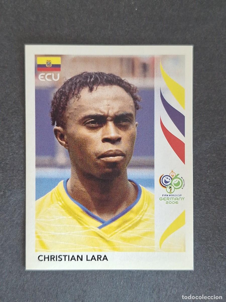 Figurine di Calcio: L2 CHRISTIAN LARA SELECCION ECUADOR 83 PANINI MUNDIAL ALEMANIA 2006 NUNCA PEGADO SIN PEGAR