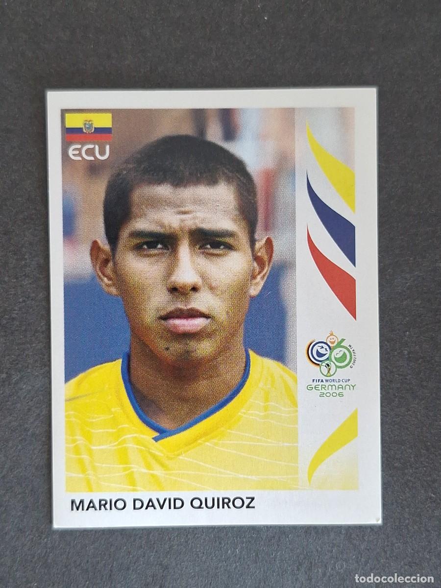 Figurine di Calcio: L2 MARIO DAVID QUIROZ SELECCION ECUADOR 85 PANINI MUNDIAL ALEMANIA 2006 NUNCA PEGADO SIN PEGAR