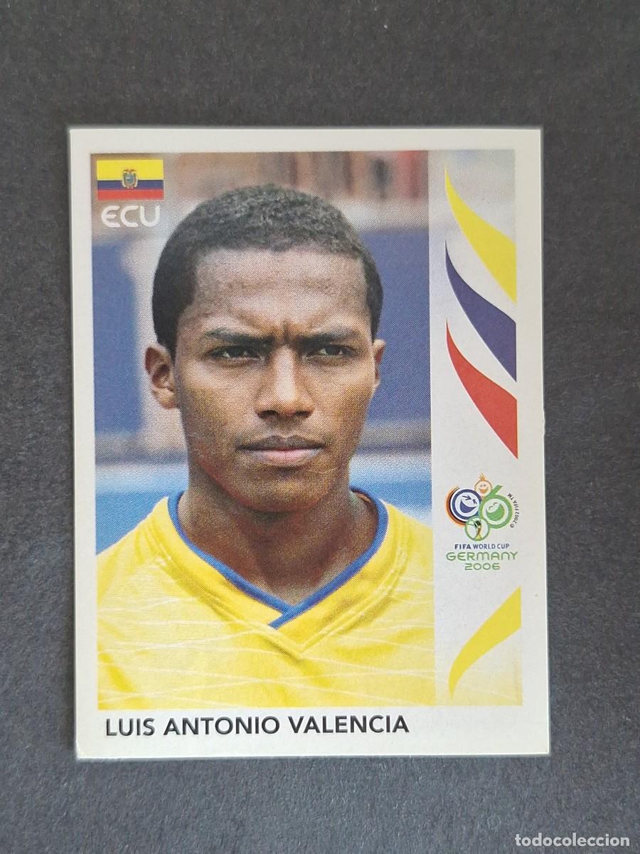 Figurine di Calcio: L2 LUIS ANTONIO VALENCIA SELECCION ECUADOR 88 PANINI MUNDIAL ALEMANIA 2006 NUNCA PEGADO SIN PEGAR
