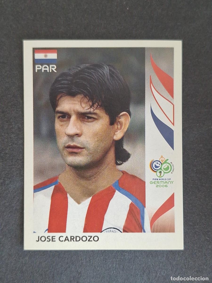 Cromos de F&uacute;tbol: L2 JOSE CARDOZO SELECCION PARAGUAY 126 PANINI MUNDIAL ALEMANIA 2006 NUNCA PEGADO SIN PEGAR