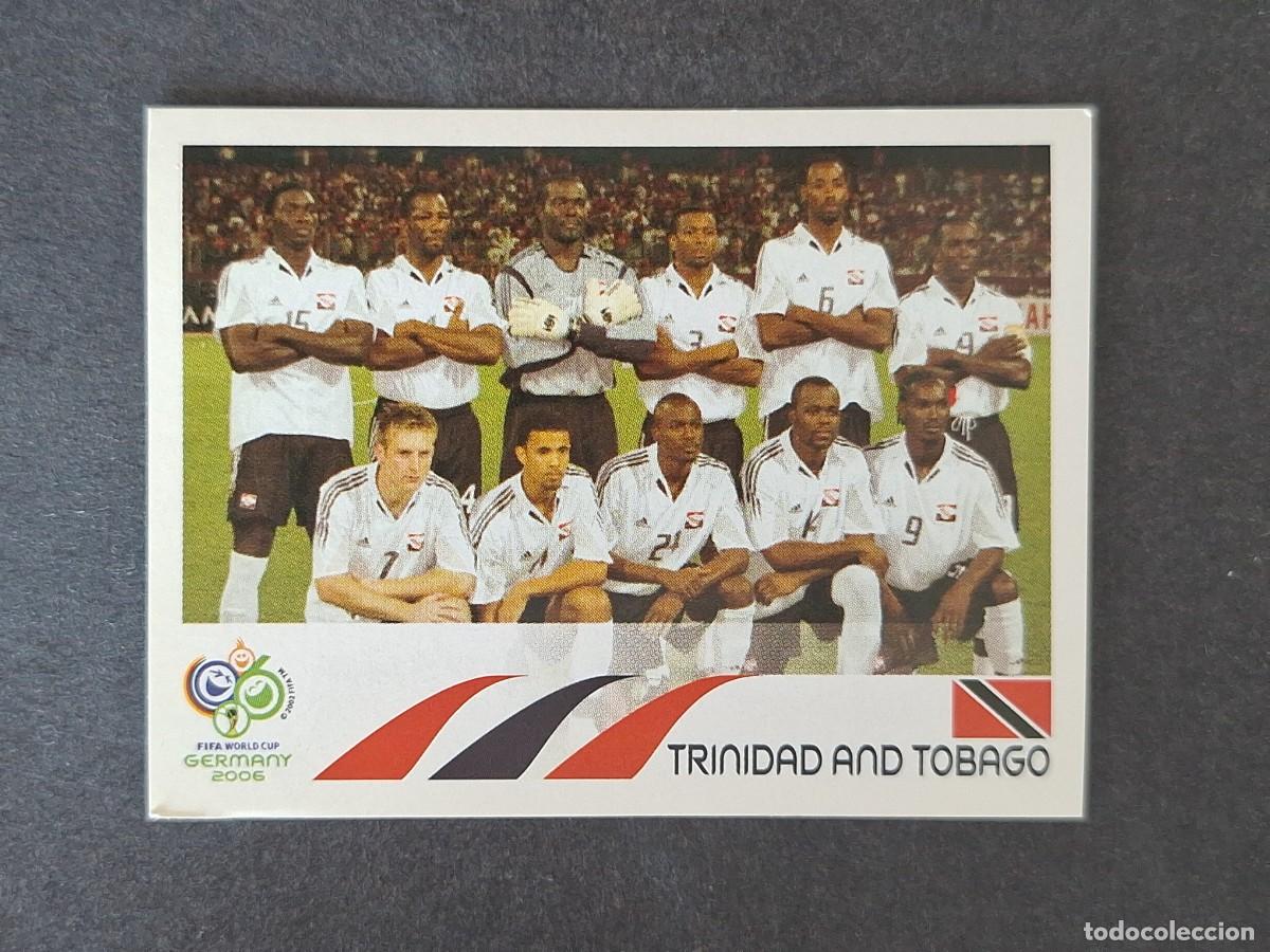 Cromos de F&uacute;tbol: L2 EQUIPO SELECCION TRINIDAD Y TOBAGO 131 PANINI MUNDIAL ALEMANIA 2006 NUNCA PEGADO SIN PEGAR
