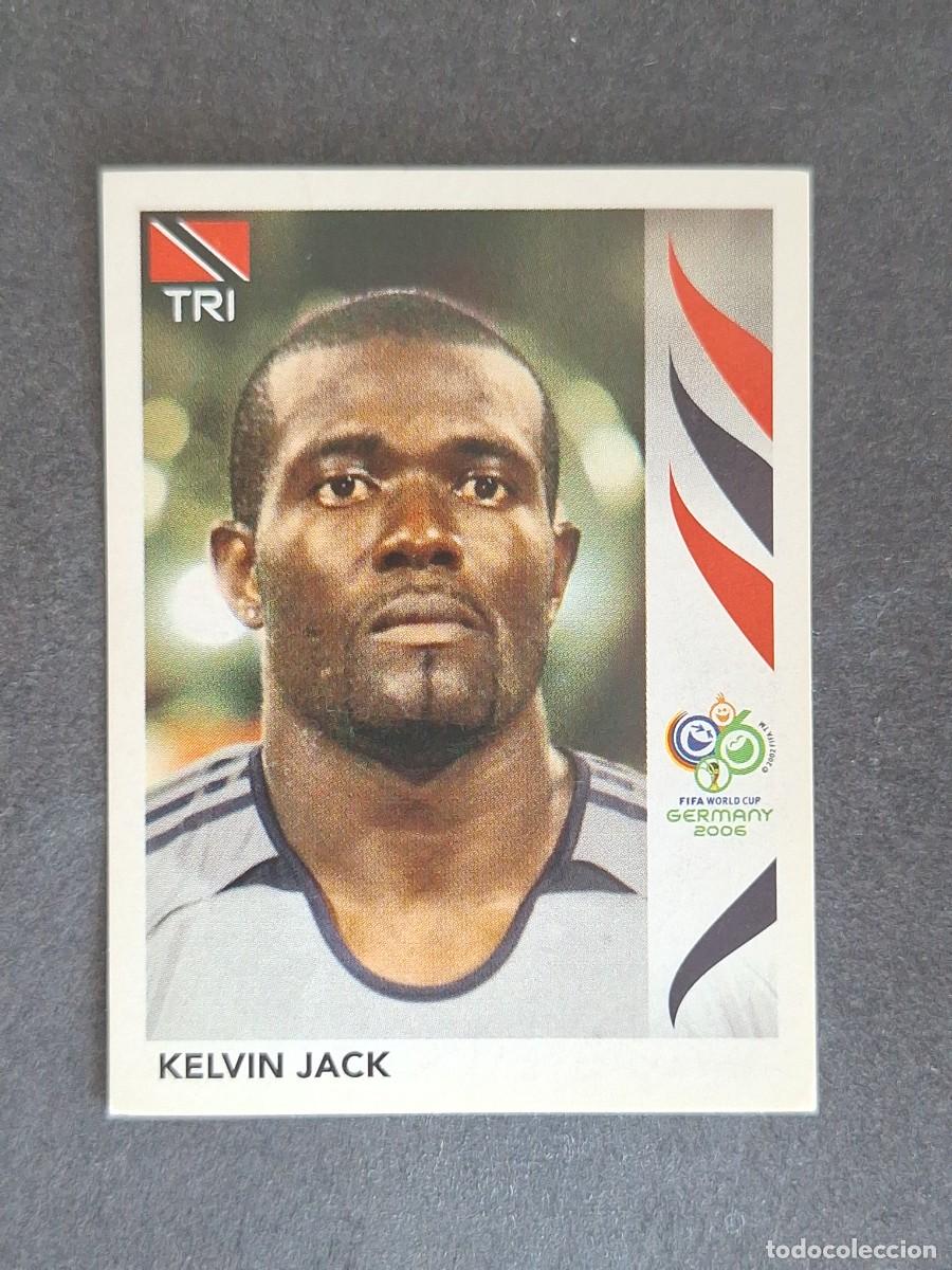 Cromos de F&uacute;tbol: L2 KELVIN JACK SELECCION TRINIDAD Y TOBAGO 133 PANINI MUNDIAL ALEMANIA 2006 NUNCA PEGADO SIN PEGAR