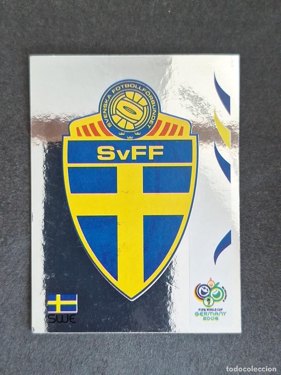 Cromos de F&uacute;tbol: L2 ESCUDO SELECCION SUECIA 151 PANINI MUNDIAL ALEMANIA 2006 NUNCA PEGADO SIN PEGAR