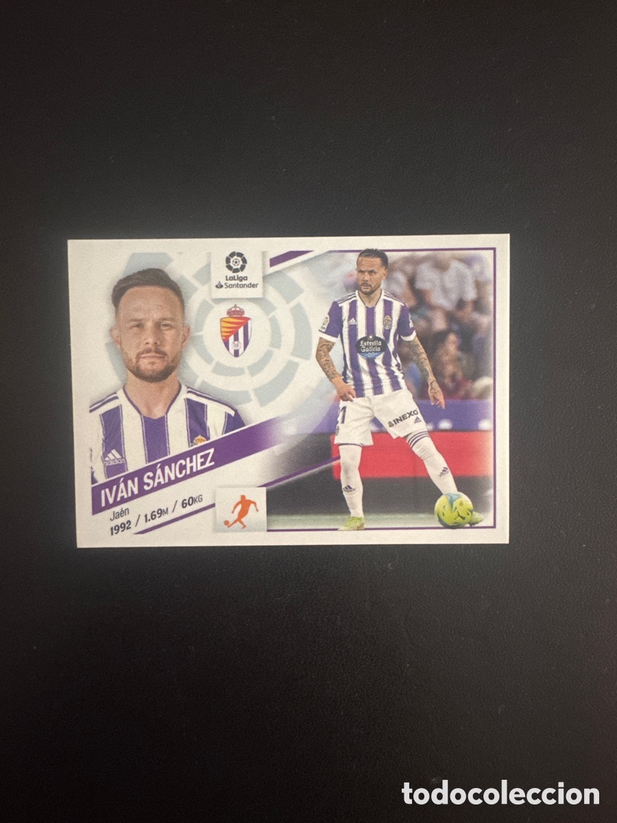 Fu&szlig;ball-Sticker: IVAN SANCHEZ VALLADOLID NUMERO 14 LIGA ESTE 2022 2023 22 23