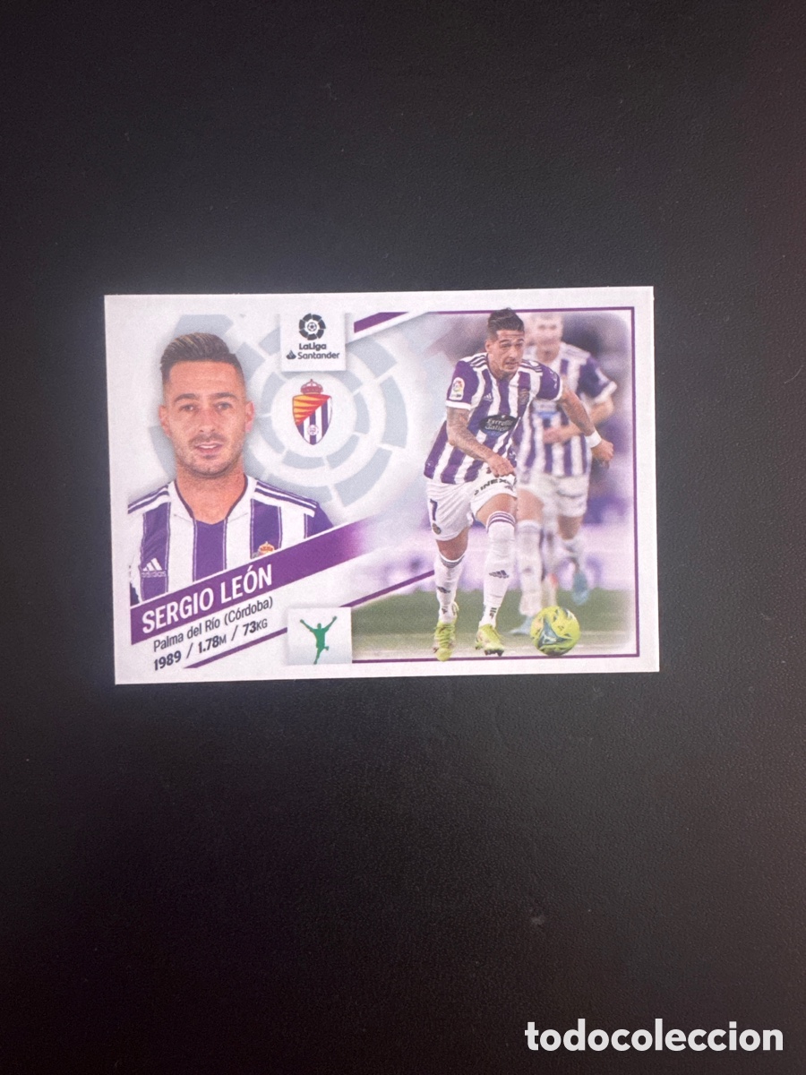Figurine di Calcio: SERGIO LEON VALLADOLID NUMERO 18 LIGA ESTE 2022 2023 22 23