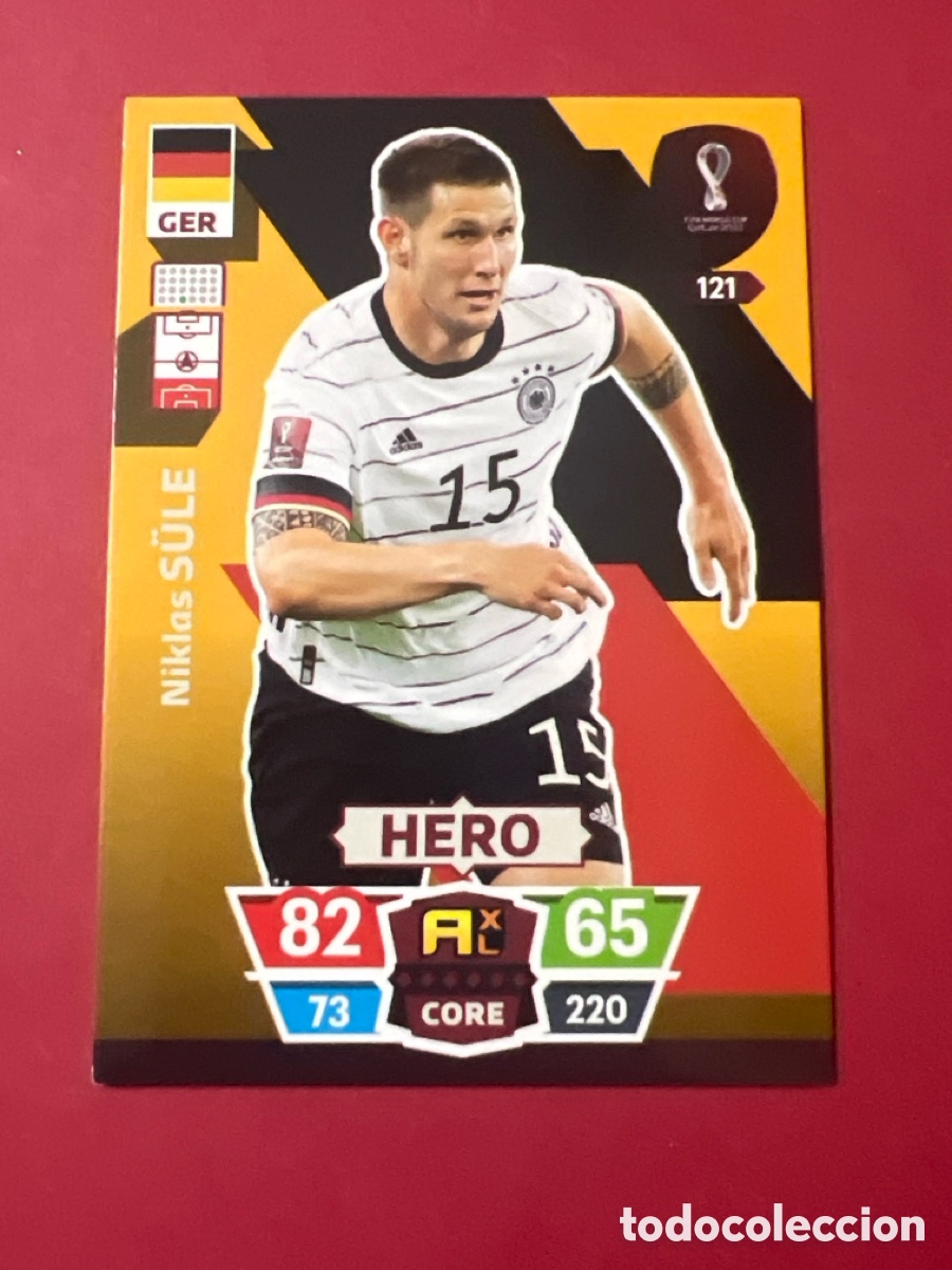 Cromos de F&uacute;tbol: C5353. 121 SULE ALEMANIA ADRENALYN QATAR 2022 MUNDIAL CROMO 22 FUTBOL