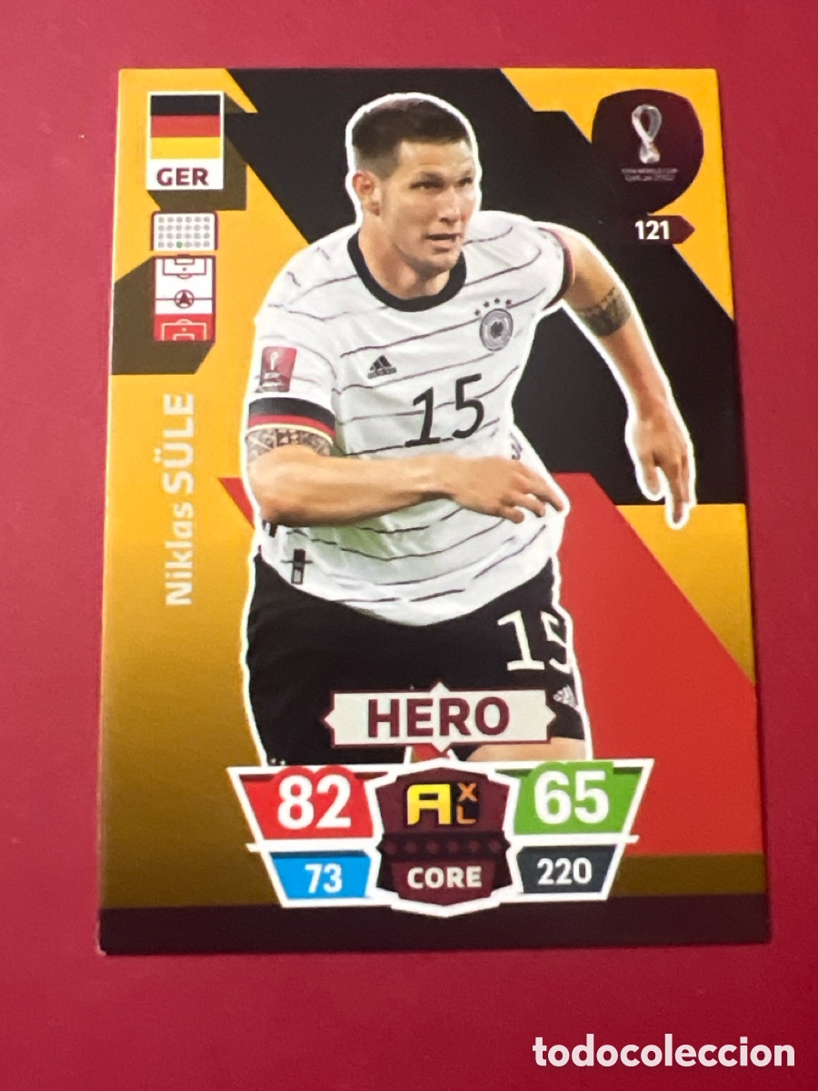 Cromos de F&uacute;tbol: C5375. 121 SULE ALEMANIA ADRENALYN QATAR 2022 MUNDIAL CROMO 22 FUTBOL