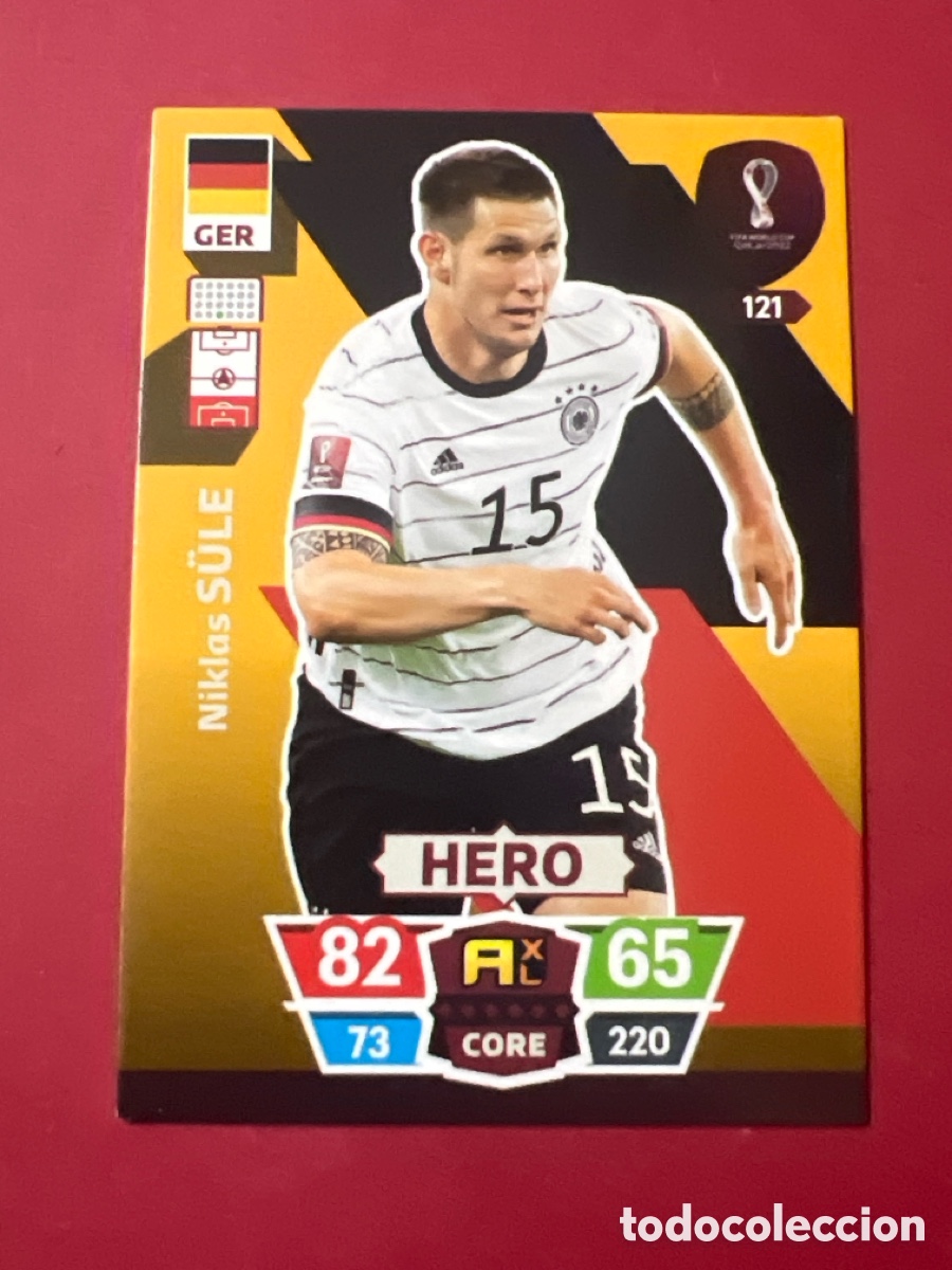 Cromos de F&uacute;tbol: C5379. 121 SULE ALEMANIA ADRENALYN QATAR 2022 MUNDIAL CROMO 22 FUTBOL
