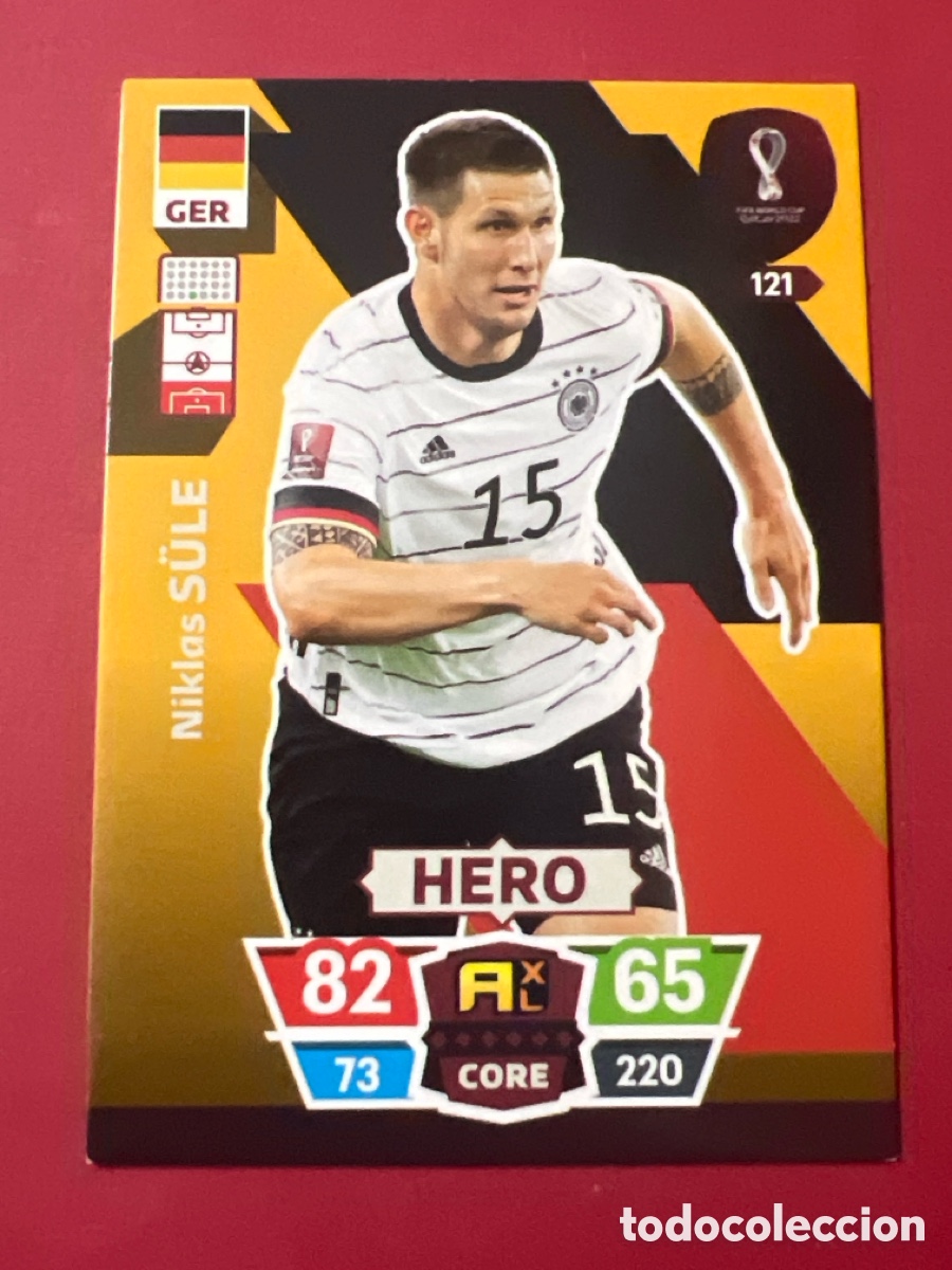 Cromos de F&uacute;tbol: C5383. 121 SULE ALEMANIA ADRENALYN QATAR 2022 MUNDIAL CROMO 22 FUTBOL