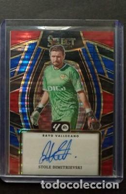 Cromos de F&uacute;tbol: LOTE RESERVADO **emsitraks** AUTOGRAFO DIMITRIEVSKI RAYO VALLECANO SELECT LIGA 2023 2024 23 24 NUEVO