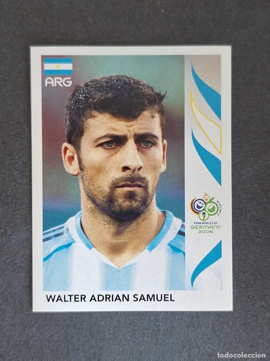 Cromos de F&uacute;tbol: L2 WALTER A. SAMUEL SELECCION ARGENTINA 175 PANINI MUNDIAL ALEMANIA 2006 NUNCA PEGADO SIN PEGAR