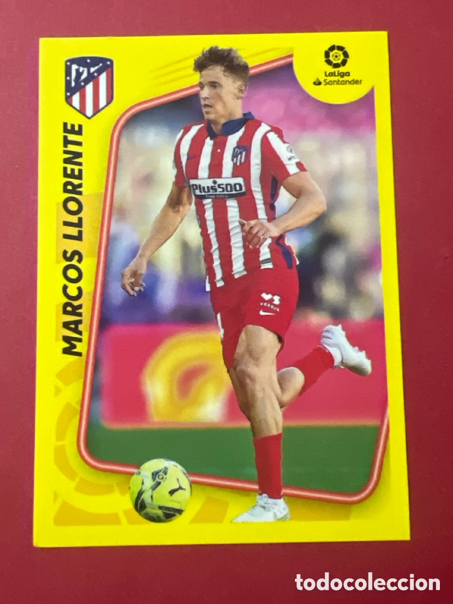Cromos de F&uacute;tbol: C5394. Marcos Llorente 3 Mejor Jugador Atletico de Madrid Liga Este 2021/22 21-22