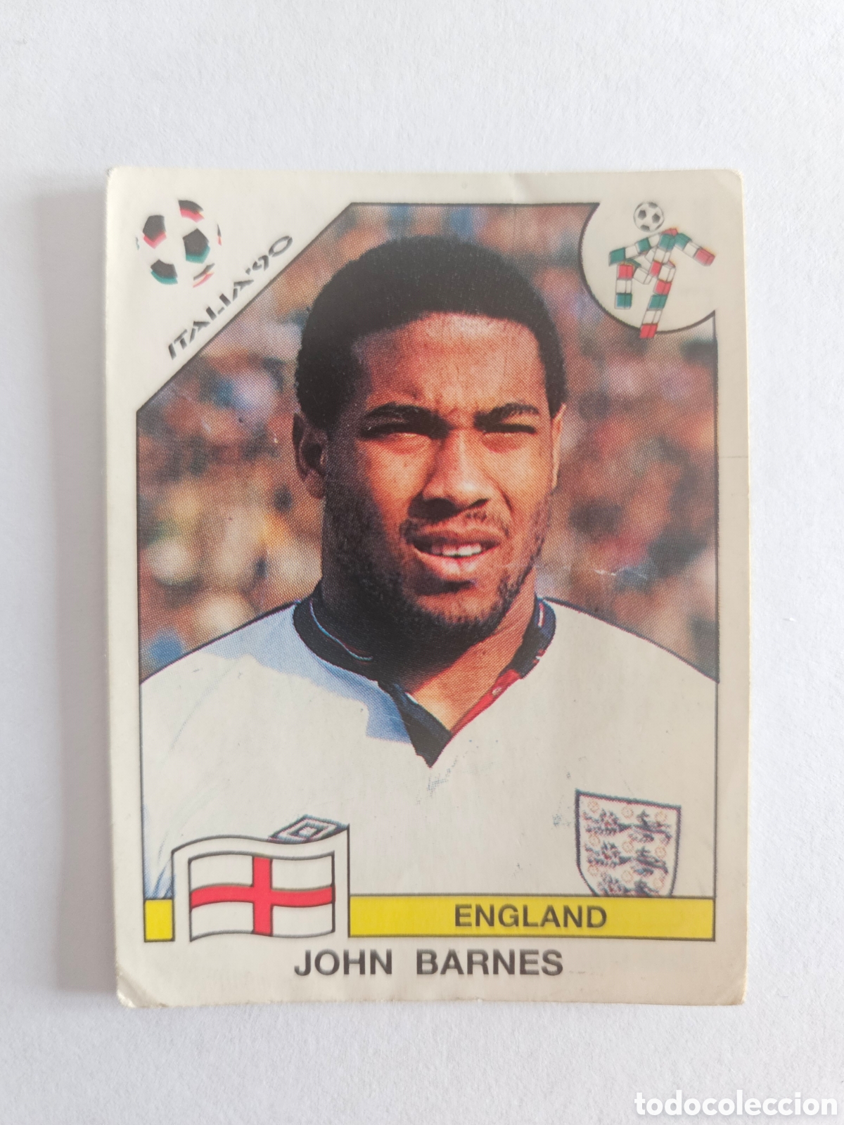 Football Stickers: ITALIA 90 - JOHN BARNES - N&ordm; 400 INGLATERRA - NUNCA PEGADO