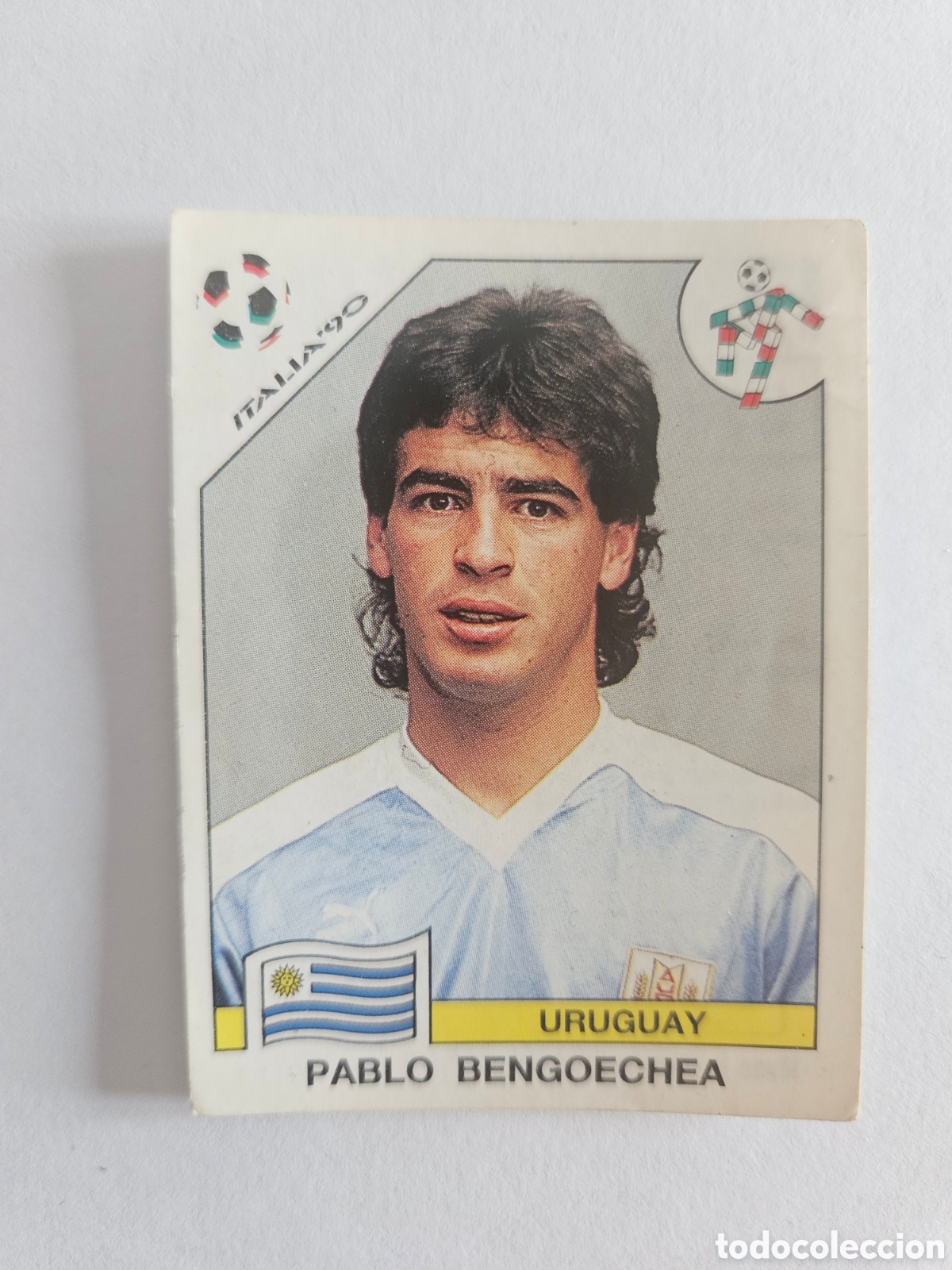Cromos de F&uacute;tbol: PABLO BENGOECHEA URUGUAY 375 MUNDIAL ITALIA 1990 90 PANINI NUNCA PEGADO SIN PEGAR
