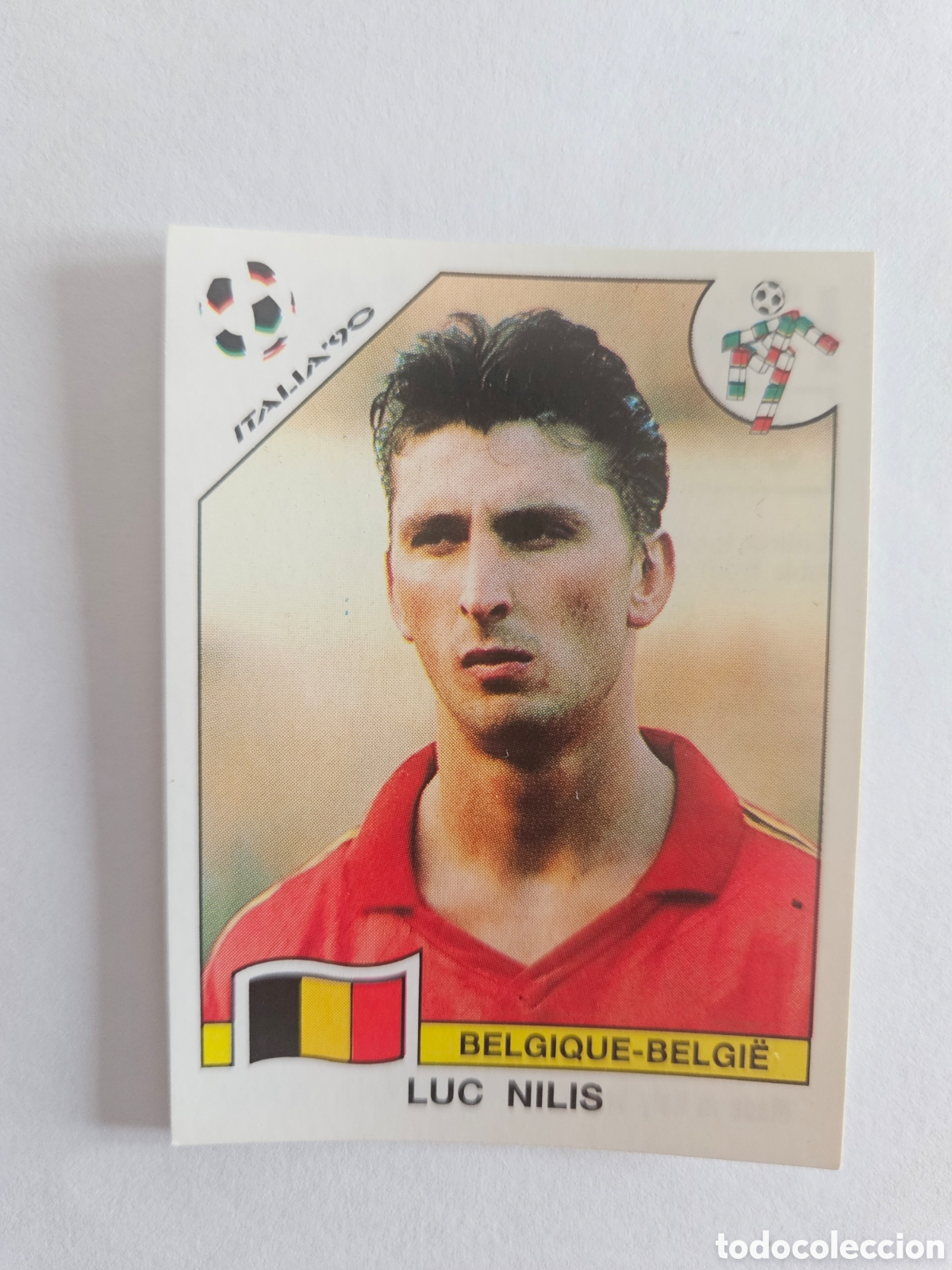 Cromos de F&uacute;tbol: 1990 ITALIA 90 - N&ordm; 343 LUC NILIS - BELGICA - PANINI