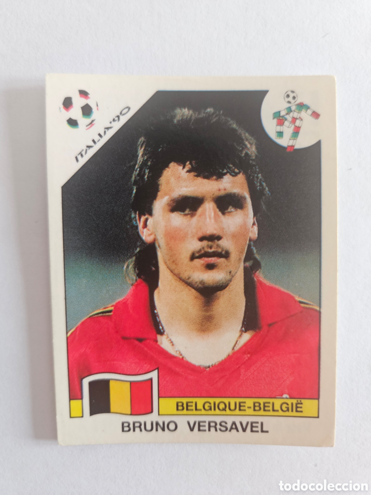 Cromos de F&uacute;tbol: 1990 ITALIA 90 - N&ordm; 335 BRUNO VERSAVEL - BELGICA - PANINI