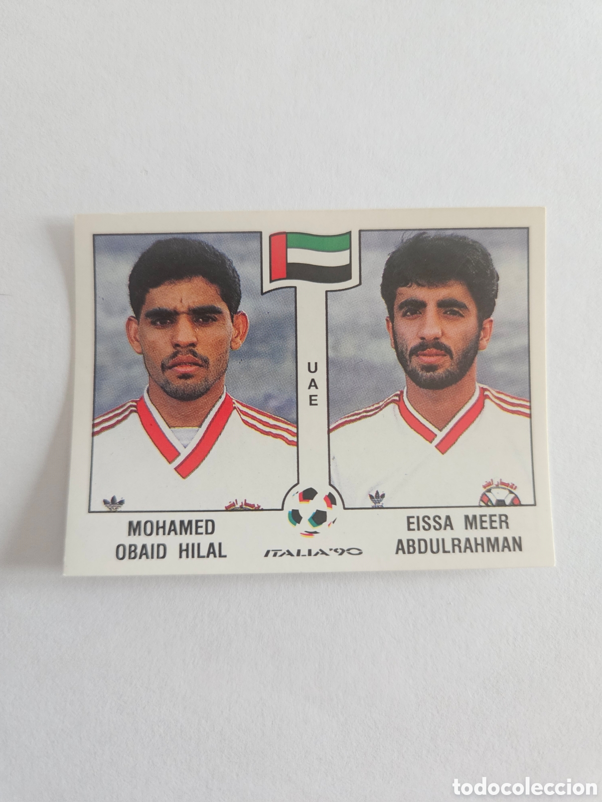 Cromos de F&uacute;tbol: 1990 ITALIA 90 - N&ordm; 308 HILAL / ABDULRAHMAN - EMIRATOS ARABES UNIDOS - PANINI