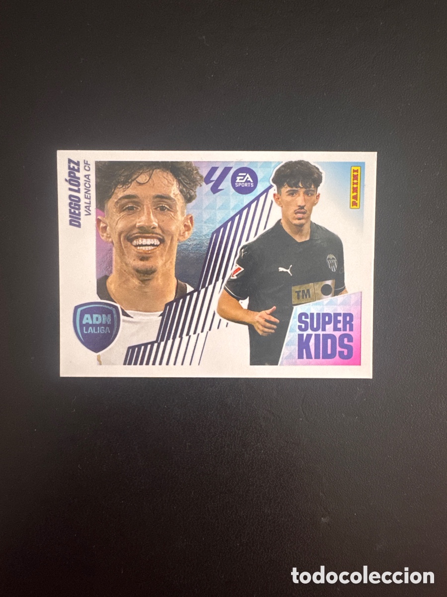Cromos de F&uacute;tbol: DIEGO L&Oacute;PEZ SUPER KIDS NUMERO 7 LIGA ESTE 2025 2026