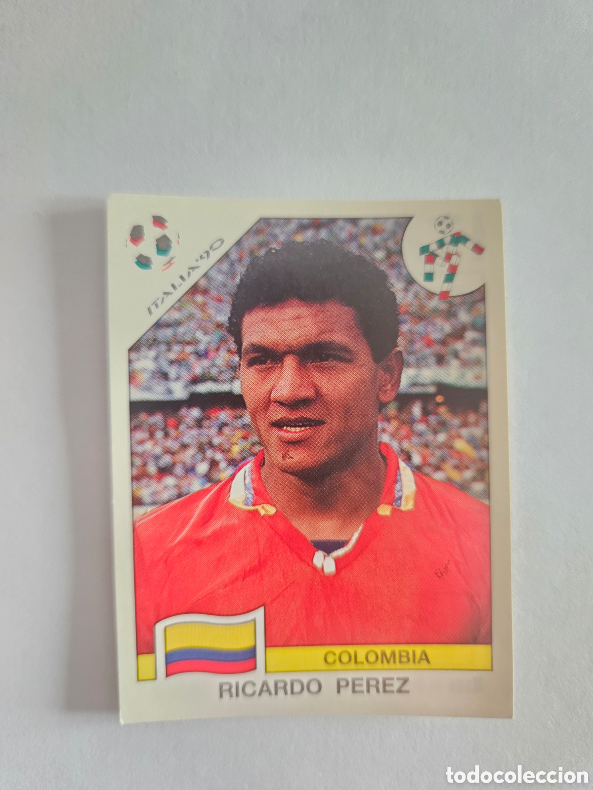 Cromos de F&uacute;tbol: 1990 ITALIA 90 - N&ordm; 297 RICARDO PEREZ - COLOMBIA - PANINI