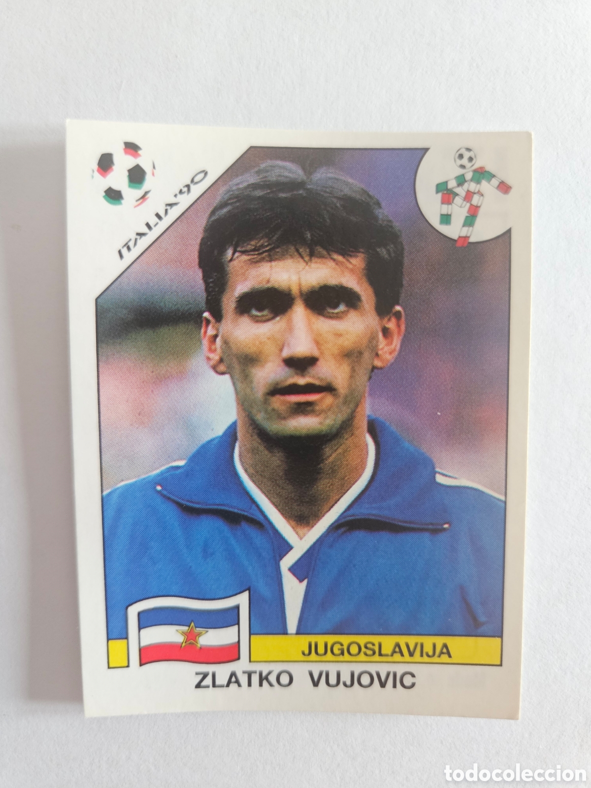 Cromos de F&uacute;tbol: ZLATKO VUJOVIC 282 YUGOSLAVIA MUNDIAL ITALIA 90 ITALIA 1990 SIN PEGAR NUNCA PEGADO