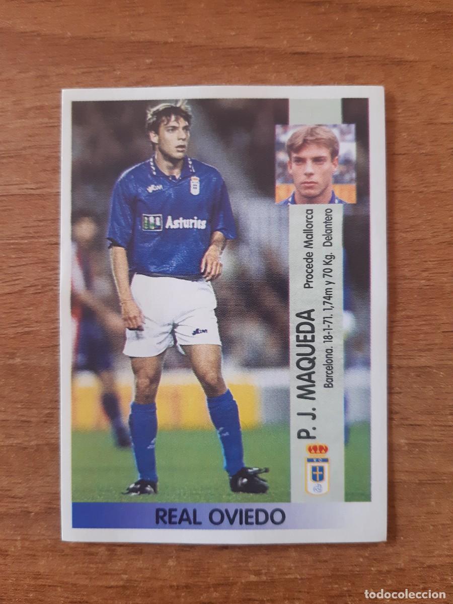Cromos de F&uacute;tbol: N&deg;395 MAQUEDA OVIEDO LIGA 96-97 PANINI. NUNCA PEGADO, SIN PEGAR