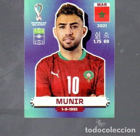 Cromos de Futebol: CROMO DE FUTBOL FIFA WORLD 2022 EDITOR PANINI DE MARRUECOS N&ordm; 19 MUNIR