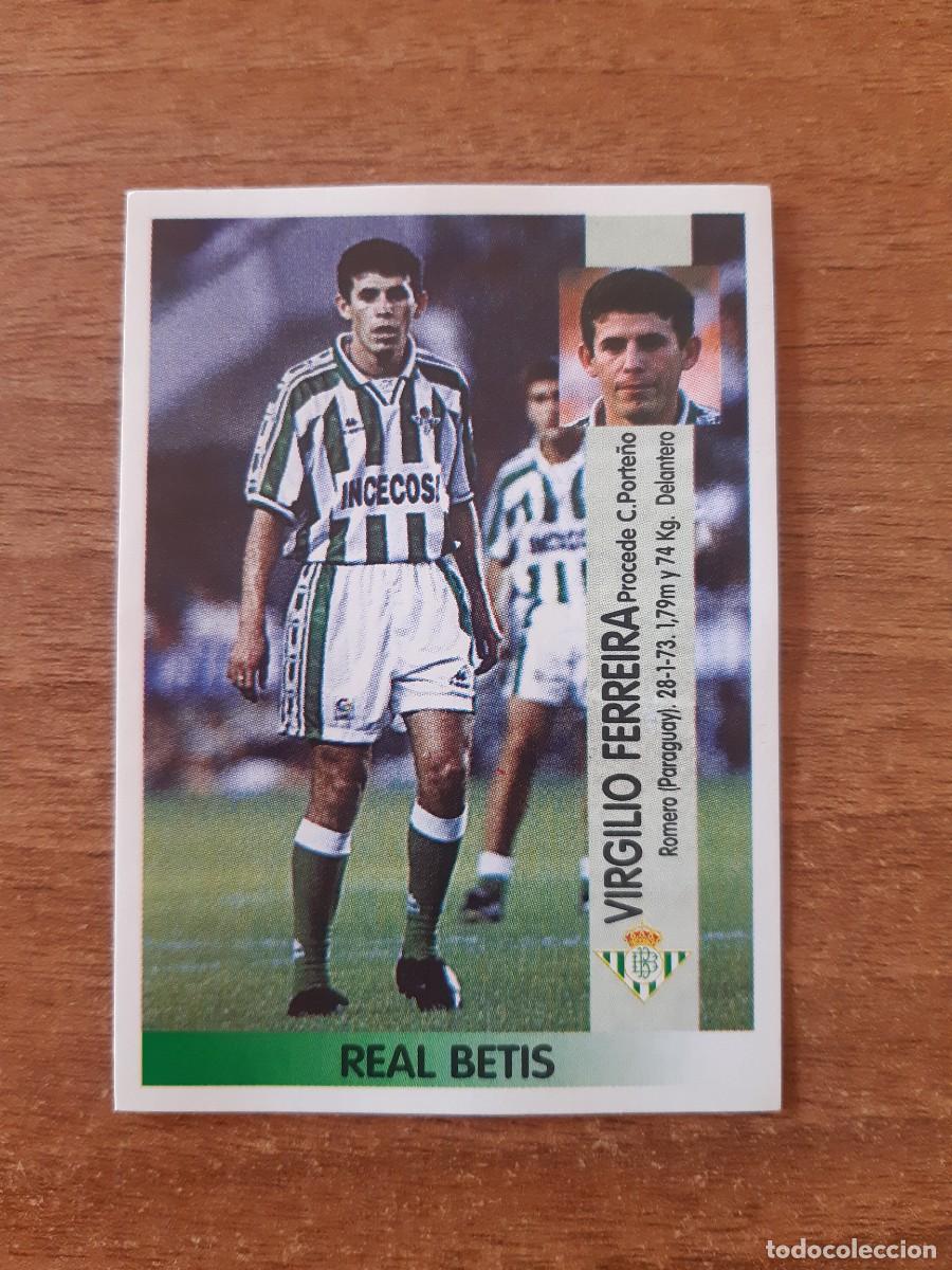 Cromos de F&uacute;tbol: N&deg;387 VIRGILIO FERREIRA BETIS LIGA 96-97 PANINI. NUNCA PEGADO, SIN PEGAR