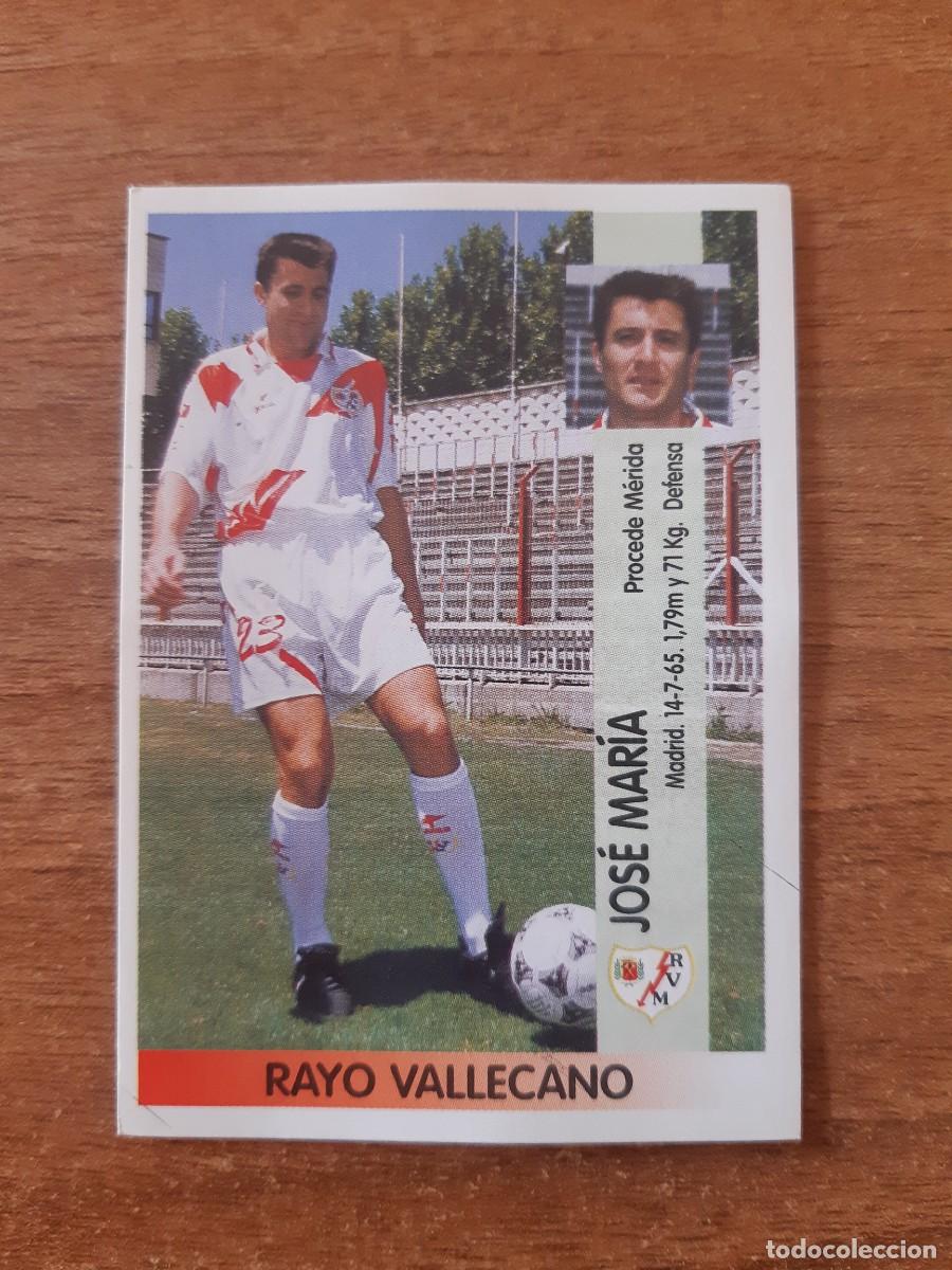 Cromos de F&uacute;tbol: N&deg;386 JOS&Eacute; MAR&Iacute;A RAYO VALLECANO LIGA 96-97 PANINI. NUNCA PEGADO, SIN PEGAR